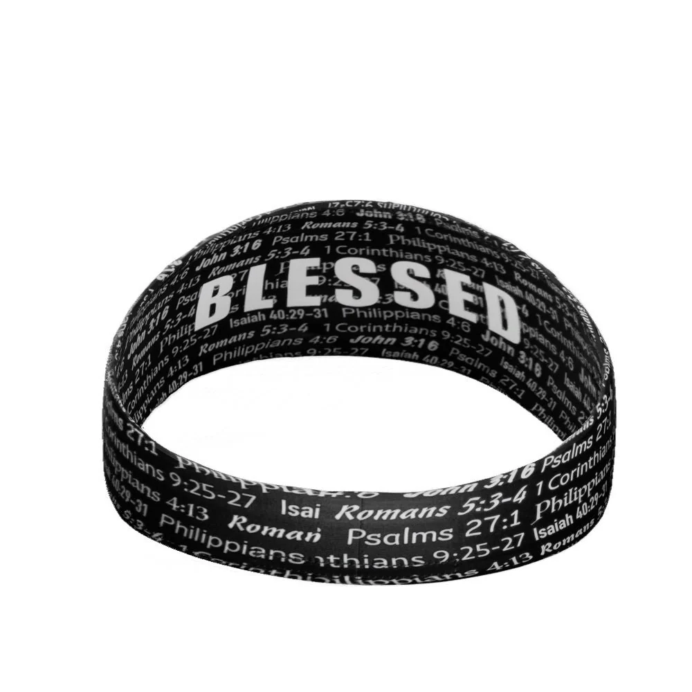 Black BLESSED Headband - Image 3