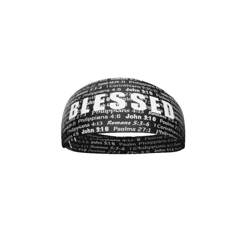 Black BLESSED Headband - Image 5