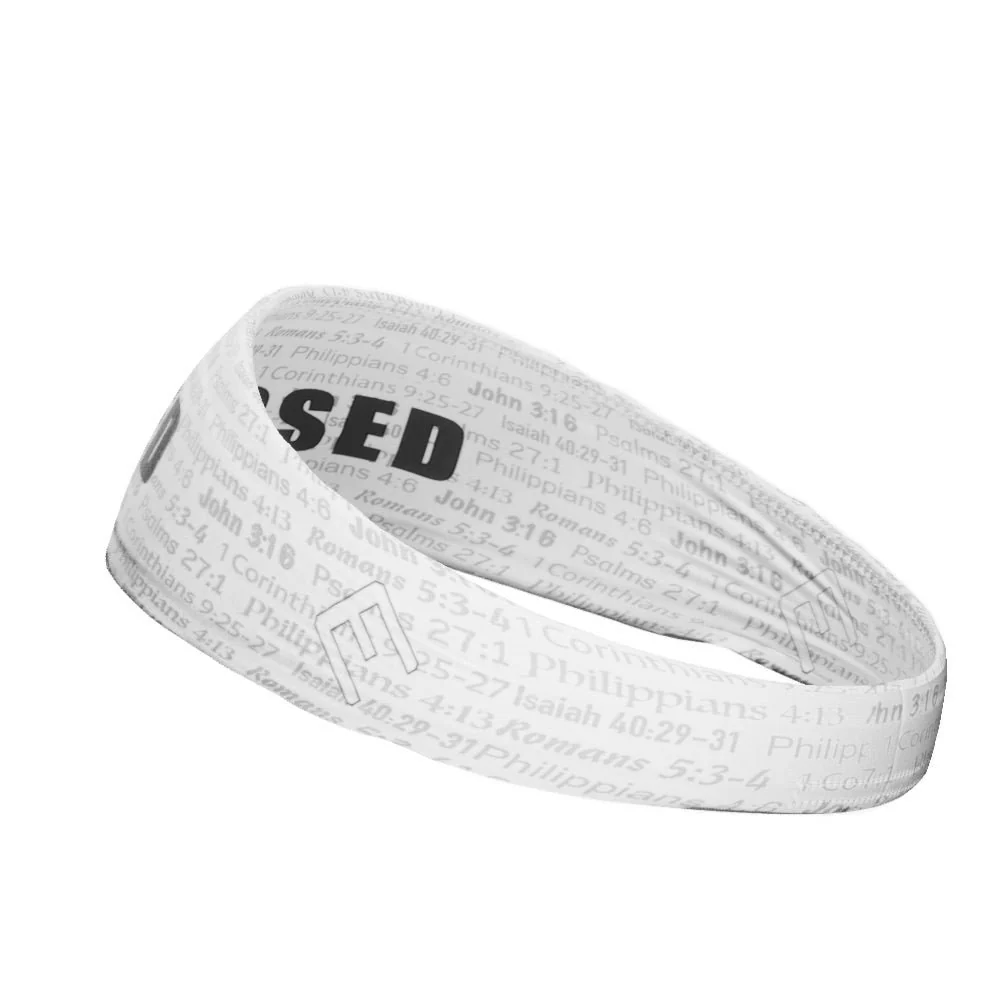 White BLESSED Headband - Image 4
