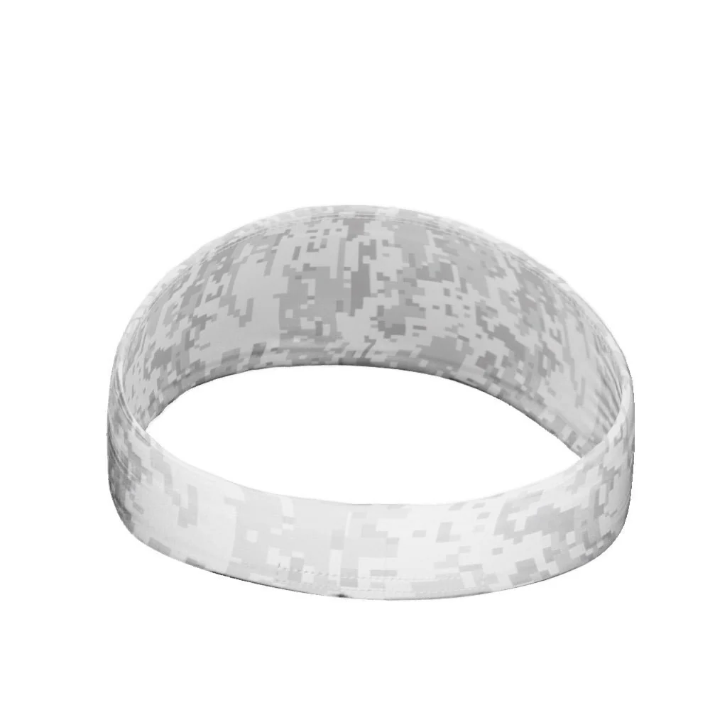White Digi Camo Headband - Image 3