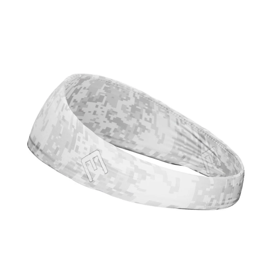 White Digi Camo Headband - Image 4